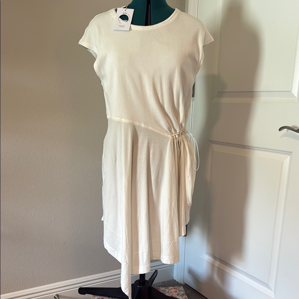 NWT- Anthropologie- Elegant Cream Dress